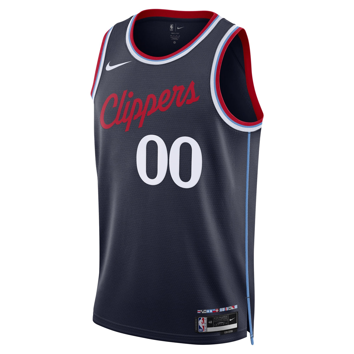 Los Angeles Clippers Nike Replica Icon Swingman Jersey - Custom - Unisex product image 3, provided for visual reference and