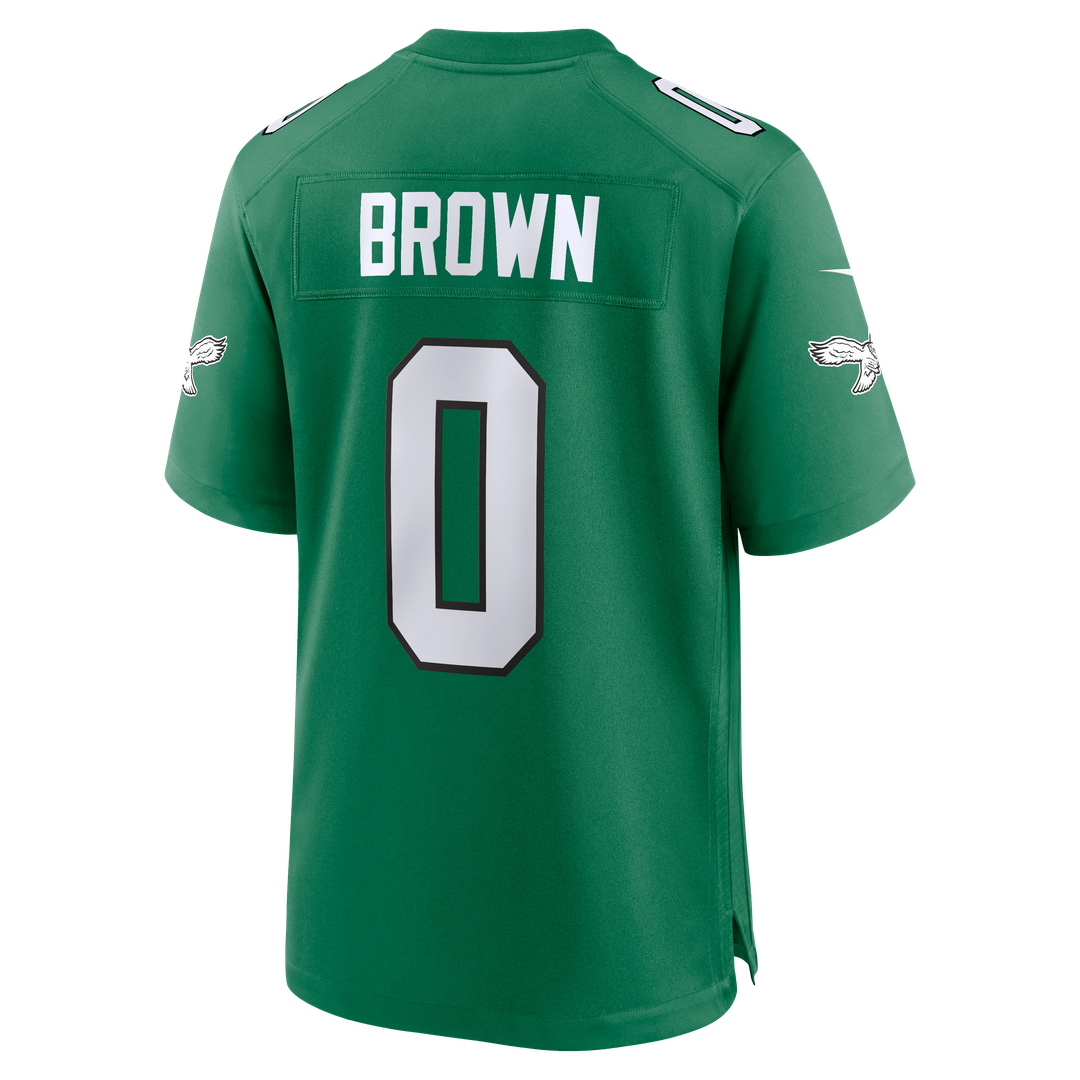 Philadelphia Eagles Marquise Brown Nike Midnight Green Team Game Jersey product image 9, provided for visual reference and