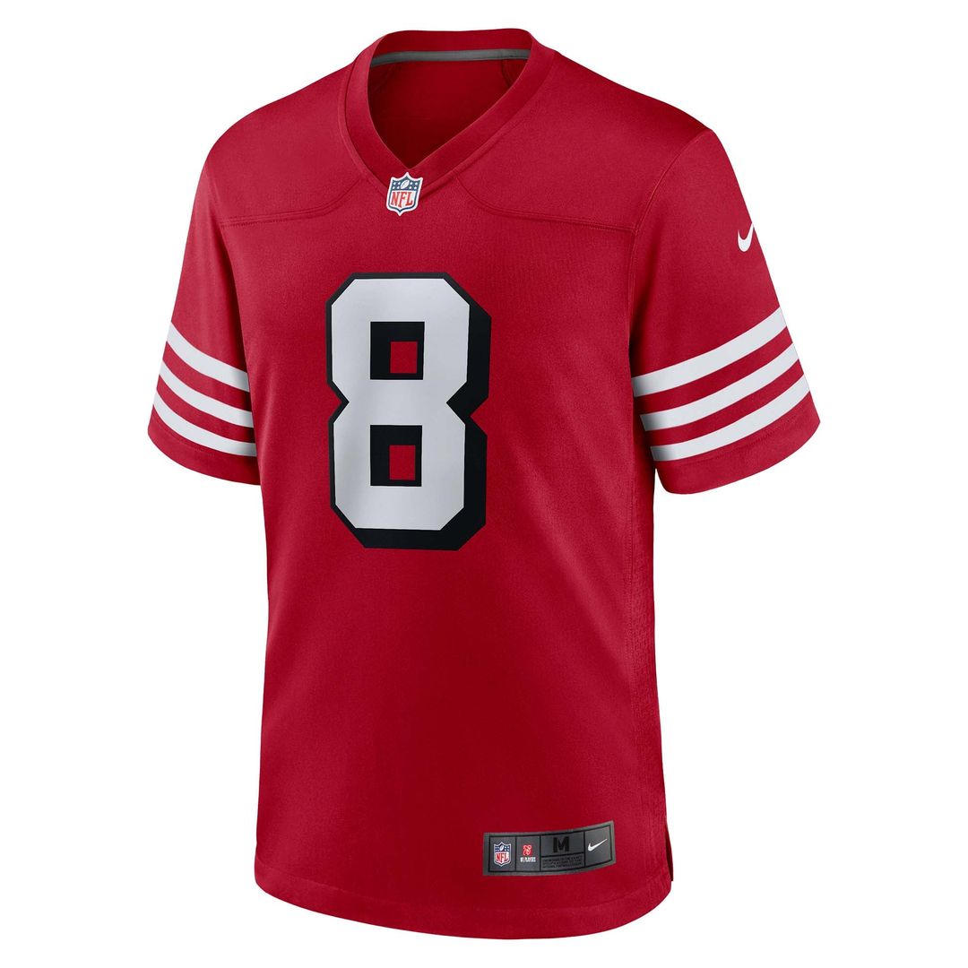 San Francisco 49ers Steve Young Nike Scarlet Retired Player Alternate Game Jersey product image 2, provided for visual