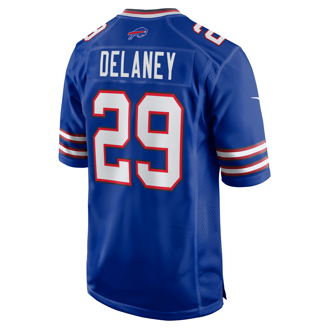Buffalo Bills Dee Delaney Nike Royal Game Jersey product image 3, provided for visual reference and product detail review