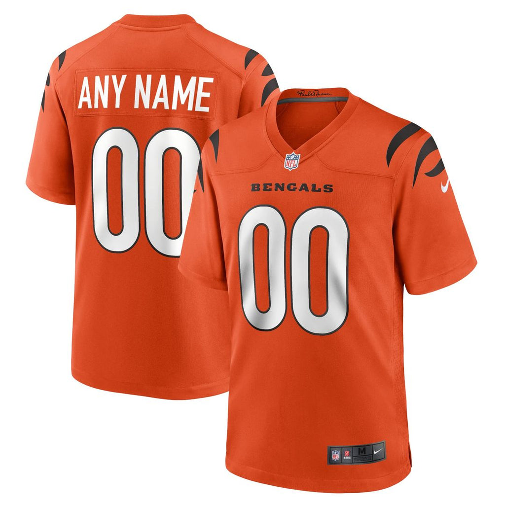 Cincinnati Bengals Nike White Game Custom Jersey product image 7, provided for visual reference and product detail review
