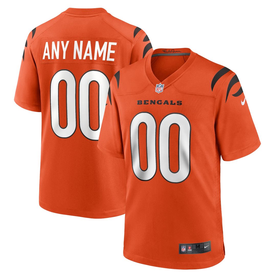 Cincinnati Bengals Nike White Game Custom Jersey product image 7, provided for visual reference and product detail review