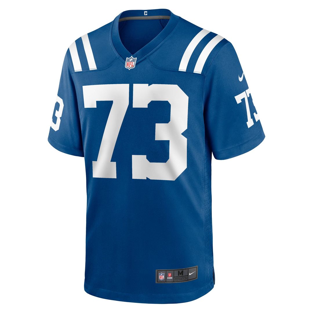 Indianapolis Colts Blake Freeland Nike Royal Team Game Jersey product image 2, provided for visual reference and product