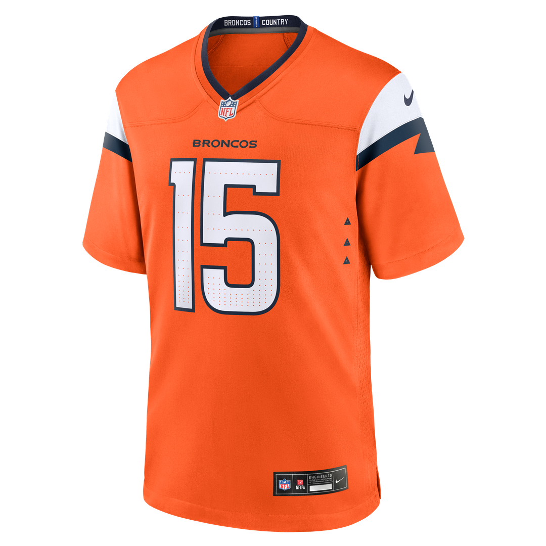 Denver Broncos Nik Bonitto Nike Orange Team Game Jersey product image 10, provided for visual reference and product detail