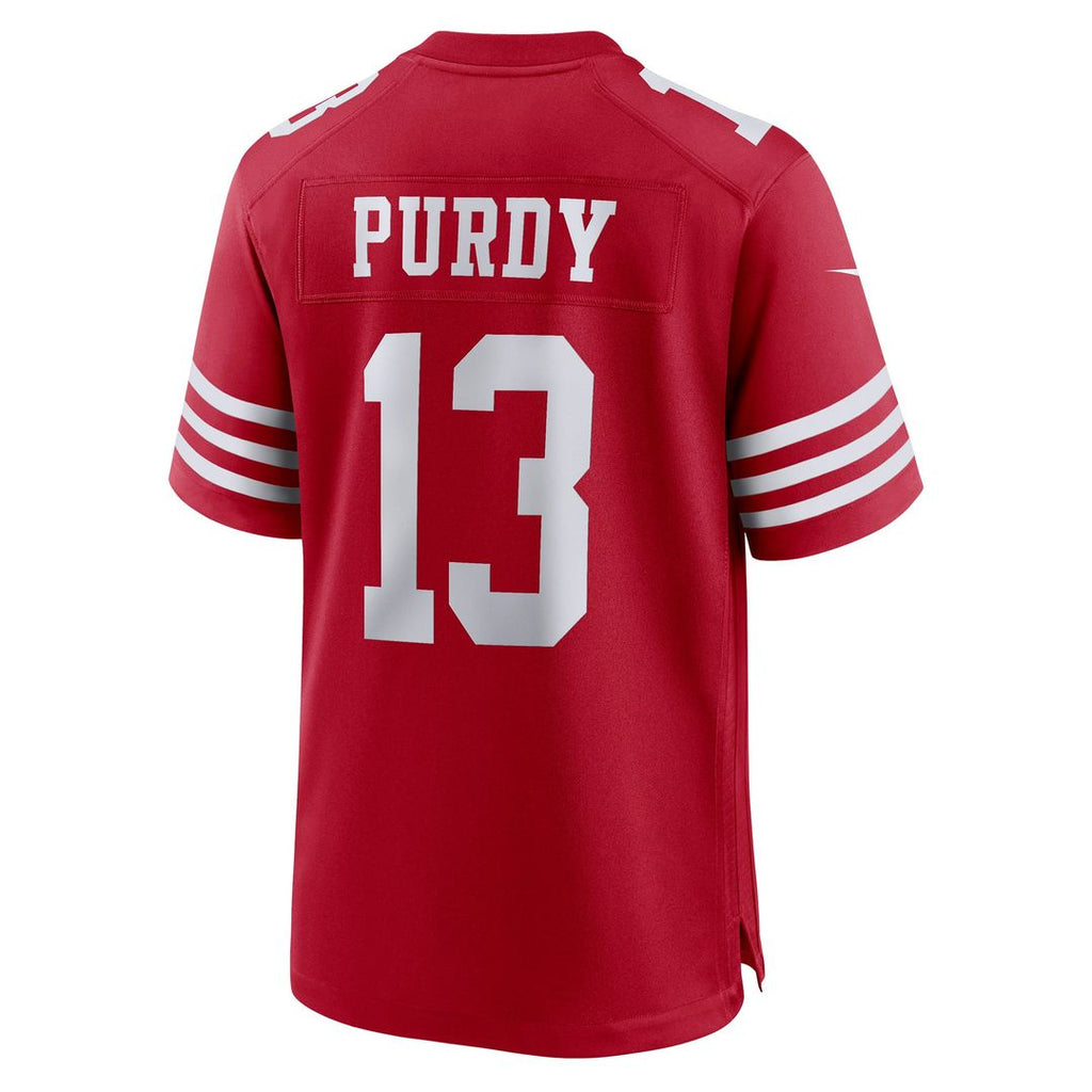 San Francisco 49ers Brock Purdy Nike Scarlet Game Player Jersey product image 13, provided for visual reference and product