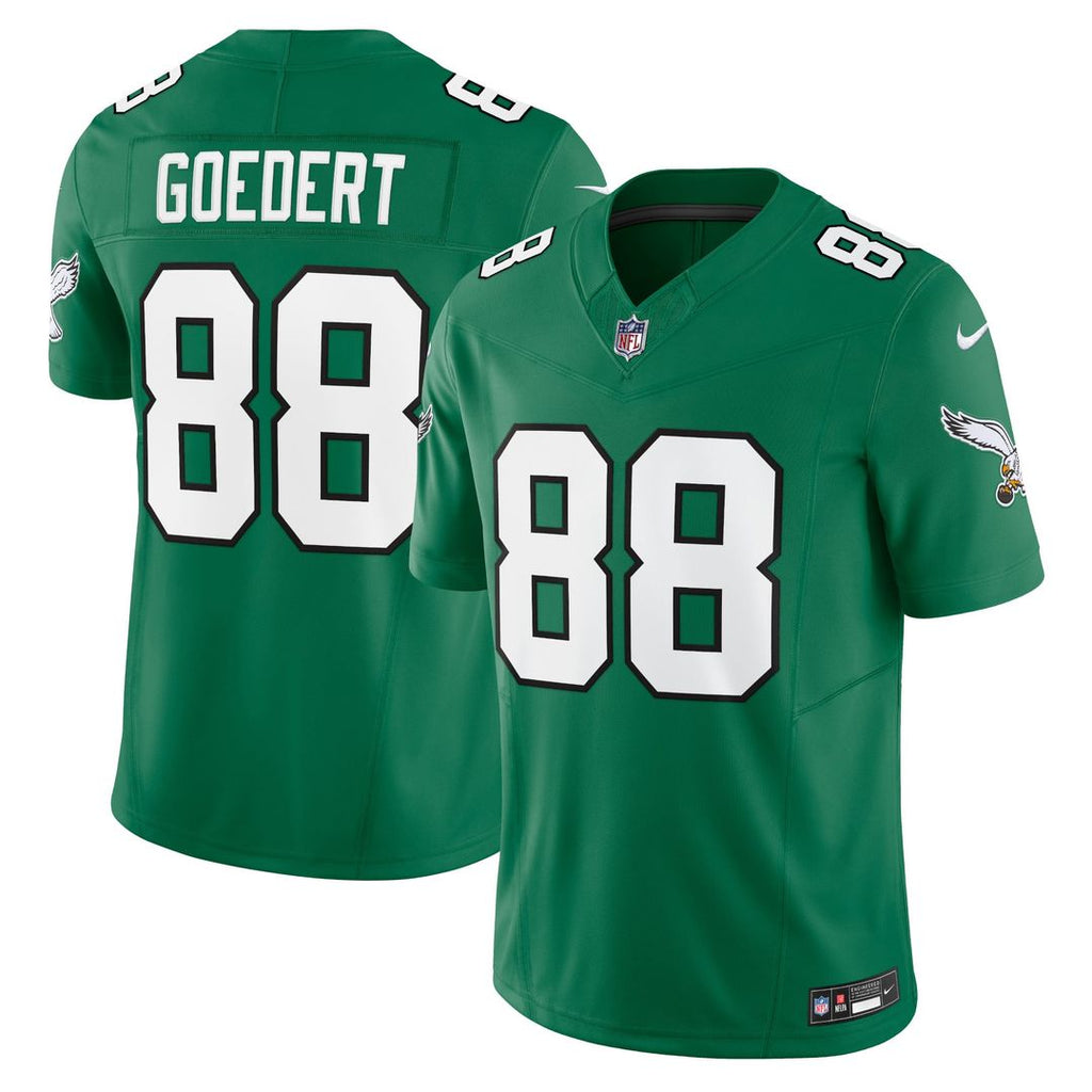 Philadelphia Eagles Dallas Goedert Nike Kelly Green Vapor F.U.S.E. Limited Jersey product image 1, provided for visual