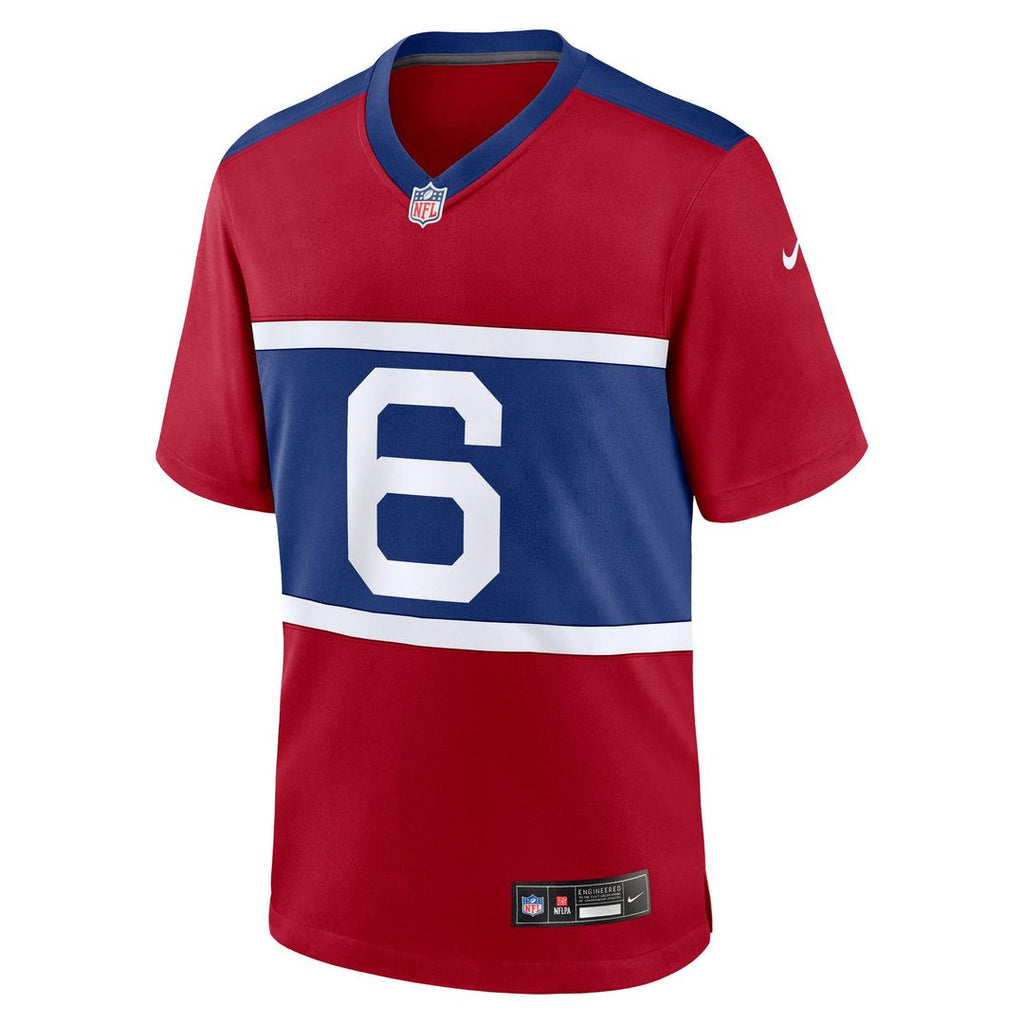 New York Giants Jaxson Dart Nike Royal Team Game Jersey product image 31, provided for visual reference and product detail