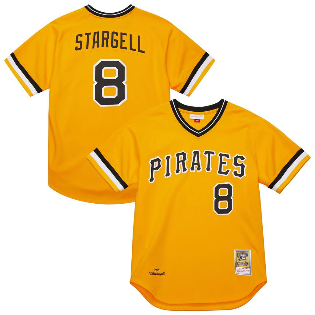 Pittsburgh Pirates Willie Stargell Mitchell & Ness White Cooperstown Collection 1979 Authentic Jersey product image 15,