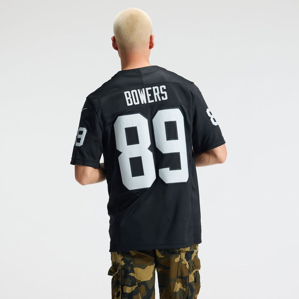 Las Vegas Raiders Brock Bowers Nike White Vapor F.U.S.E. Stitched Limited Jersey product image 9, provided for visual