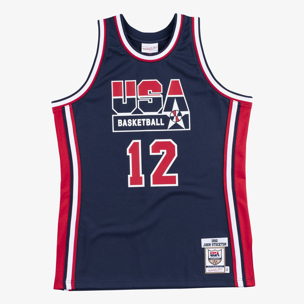 USA Basketball Mitchell & Ness Authentic Jersey John Stockton 1992 product image 1, provided for visual reference and