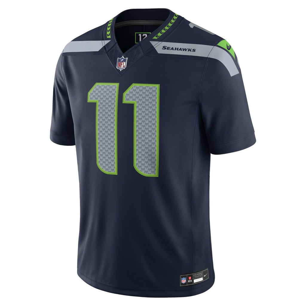 Seattle Seahawks Jaxon Smith-Njigba Nike College Navy Team Vapor F.U.S.E. Stitched Limited Jersey product image 2, provided