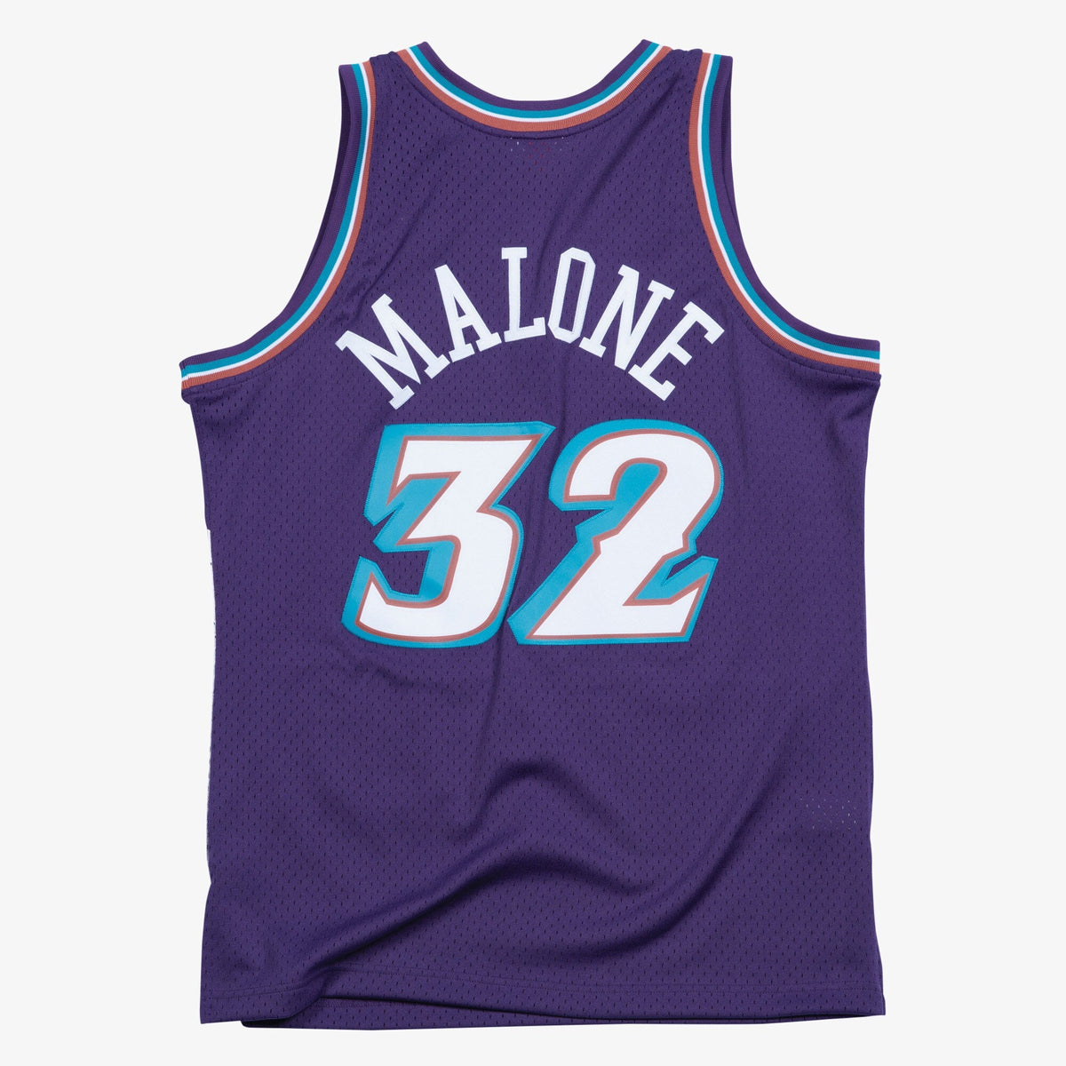 Utah Jazz Mitchell & Ness Karl Malone 1996 Swingman Road Authentic Jersey - Purple product image 4, provided for visual