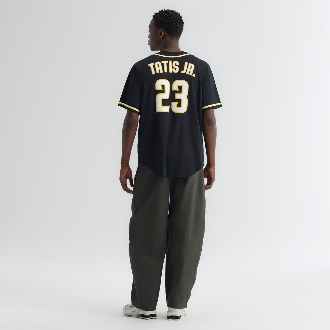 San Diego Padres Fernando Tatis Jr. Nike Fashion Replica Black Out Jersey product image 5, provided for visual reference and