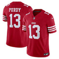 San Francisco 49ers Brock Purdy Nike Scarlet Vapor F.U.S.E. Limited Jersey product image 1, provided for visual reference