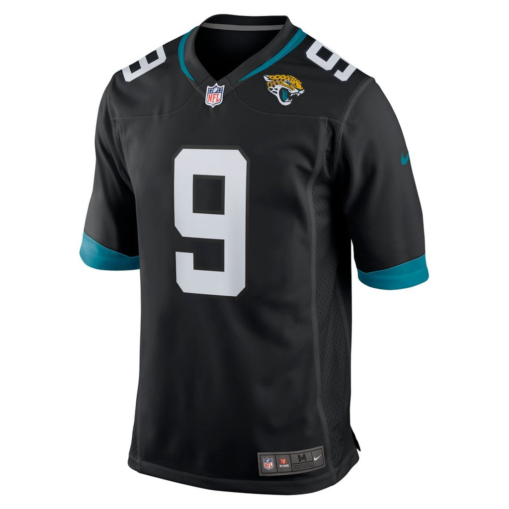 Jacksonville Jaguars Logan Cooke Nike Black Game Jersey product image 8, provided for visual reference and product detail