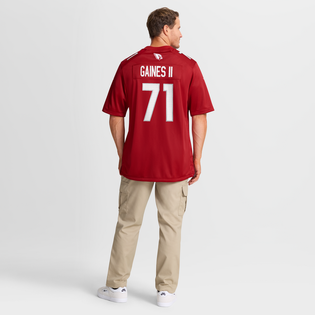 Arizona Cardinals Jon Gaines II Nike Cardinal Team Game Jersey product image 8, provided for visual reference and product