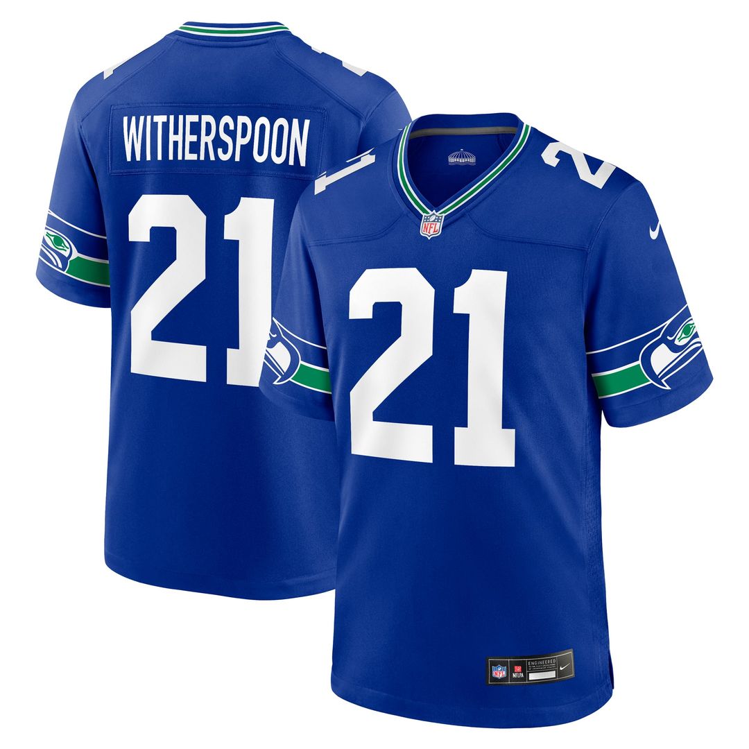 Seattle Seahawks Devon Witherspoon Nike White Game Jersey product image 13, provided for visual reference and product detail