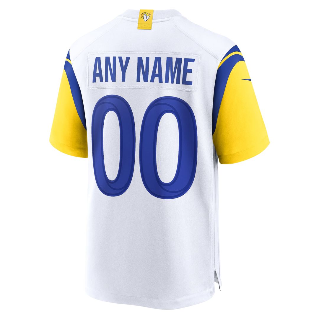 Los Angeles Rams Nike White Alternate Custom Jersey product image 6, provided for visual reference and product detail review