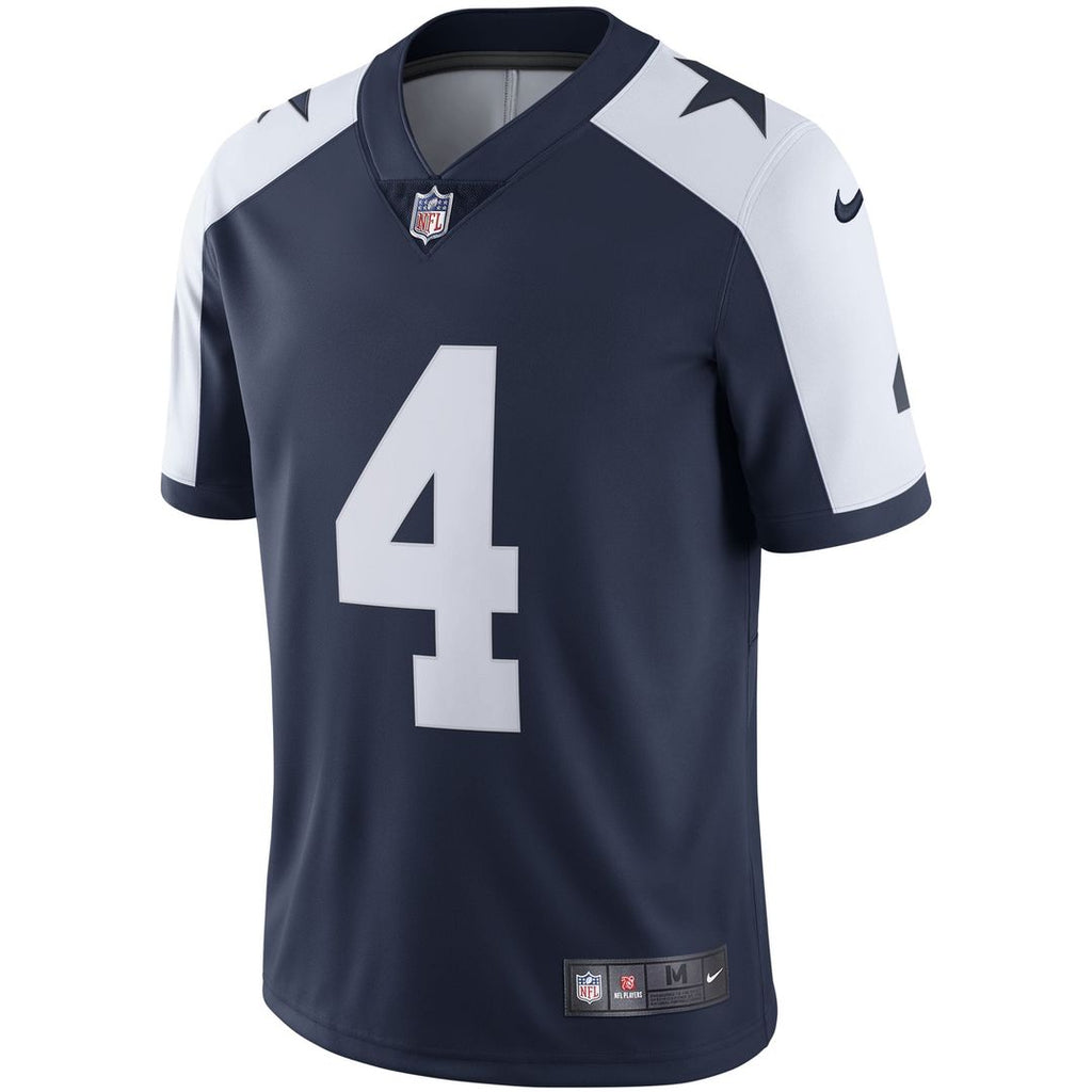 Dallas Cowboys Dak Prescott Nike White Vapor Limited Player Jersey product image 8, provided for visual reference and