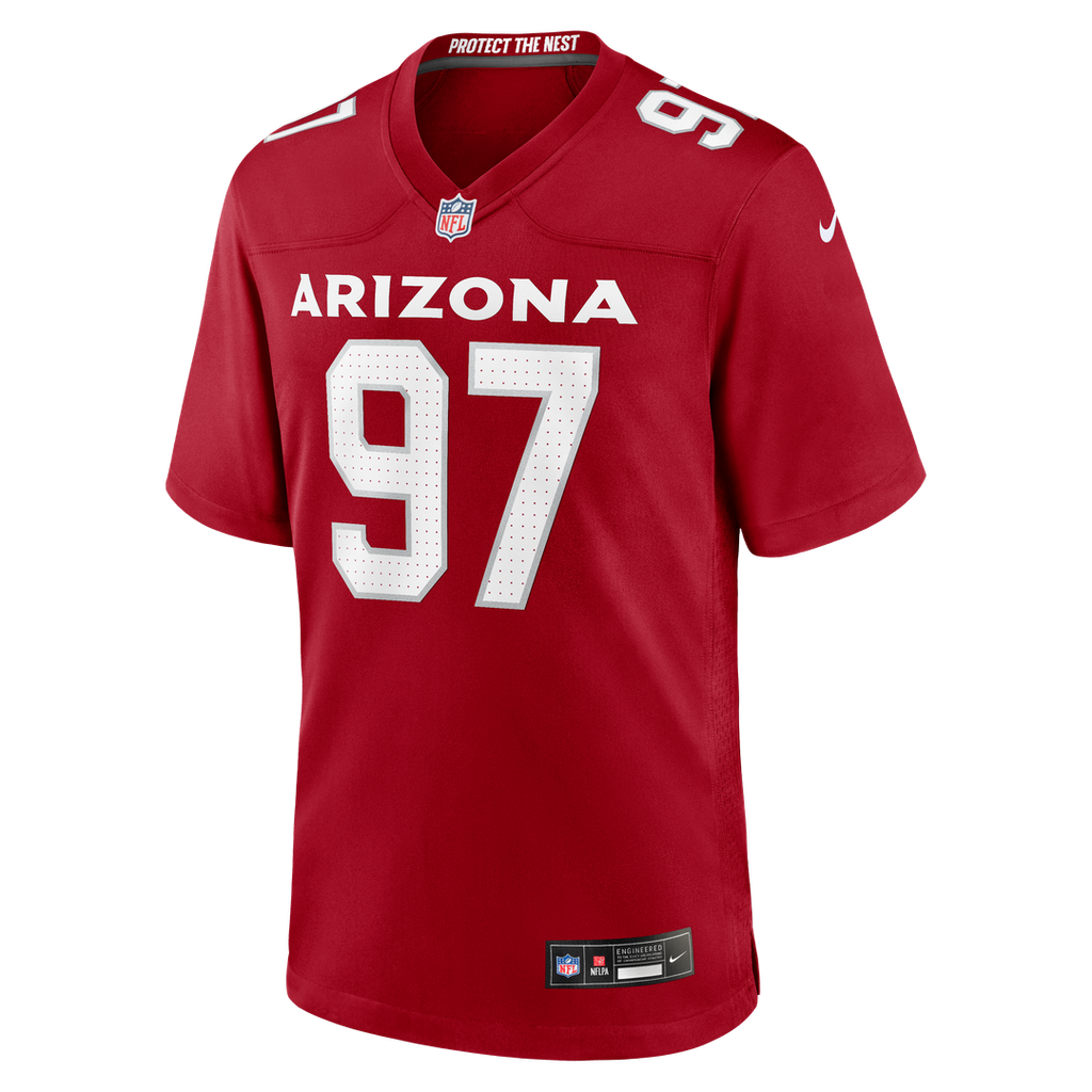 Arizona Cardinals Walter Nolen Nike Cardinal Game Player Jersey product image 2, provided for visual reference and product