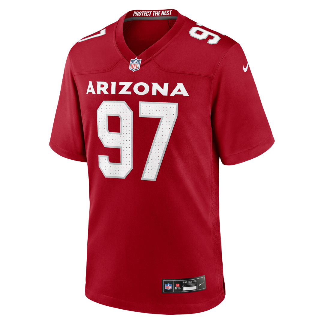Arizona Cardinals Walter Nolen Nike Cardinal Game Player Jersey product image 2, provided for visual reference and product