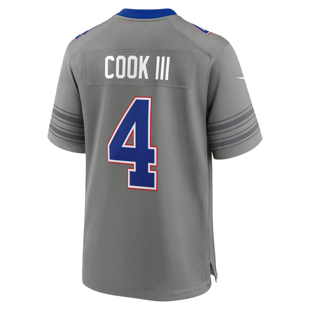 Buffalo Bills James Cook III Nike Royal Team Game Jersey product image 29, provided for visual reference and product detail
