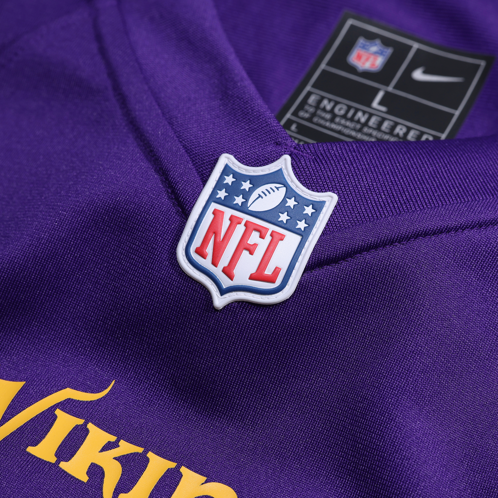 Minnesota Vikings Will Fries Nike Purple Team Game Jersey product image 4, provided for visual reference and product detail