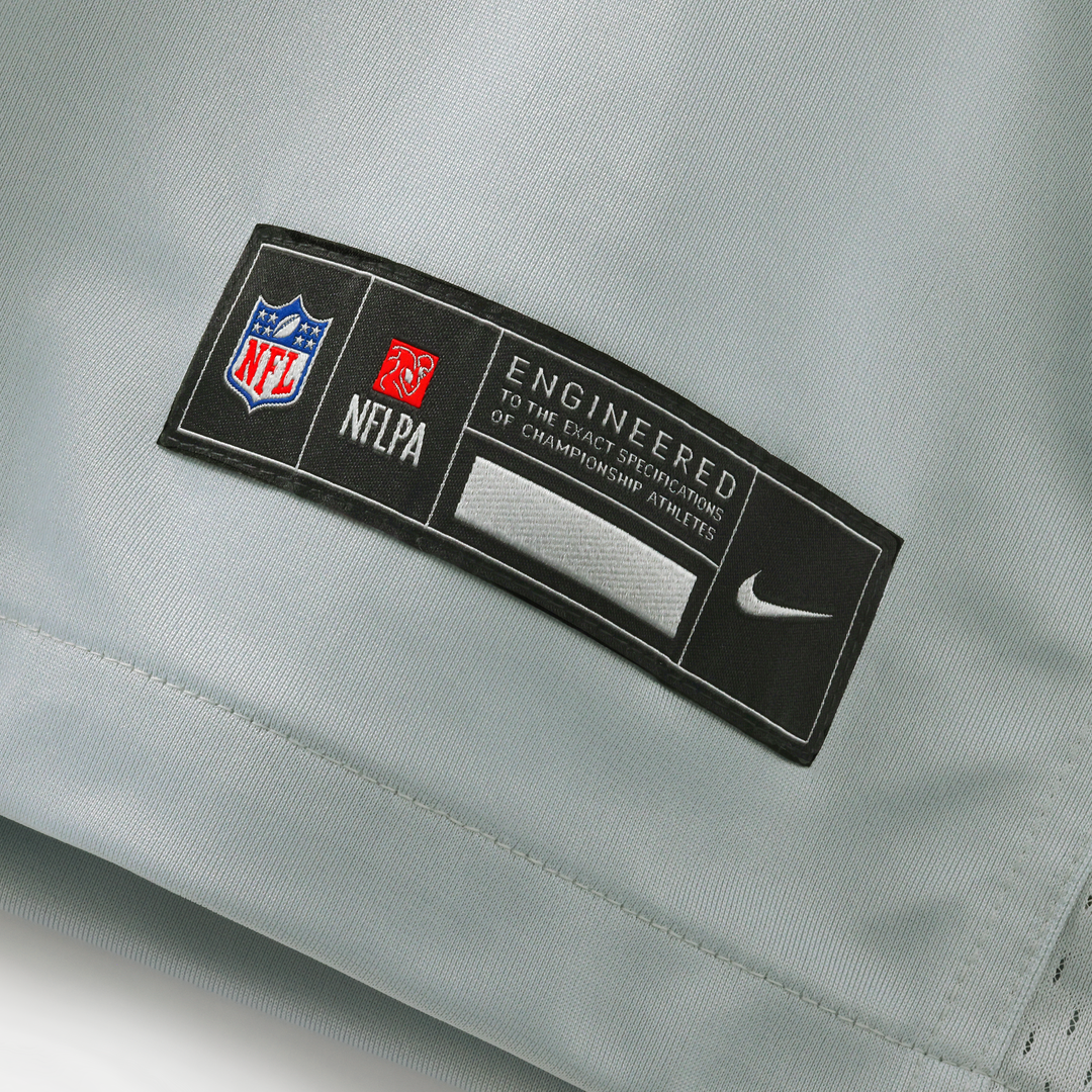 Detroit Lions Nike Silver 2026 Rivalries Collection Game Custom Jersey product image 7, provided for visual reference and