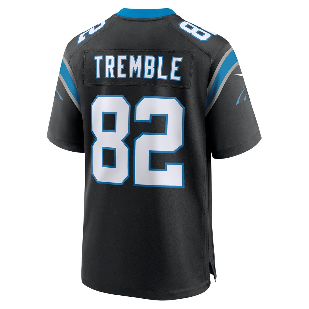 Carolina Panthers Tommy Tremble Nike Black Team Game Jersey product image 3, provided for visual reference and product