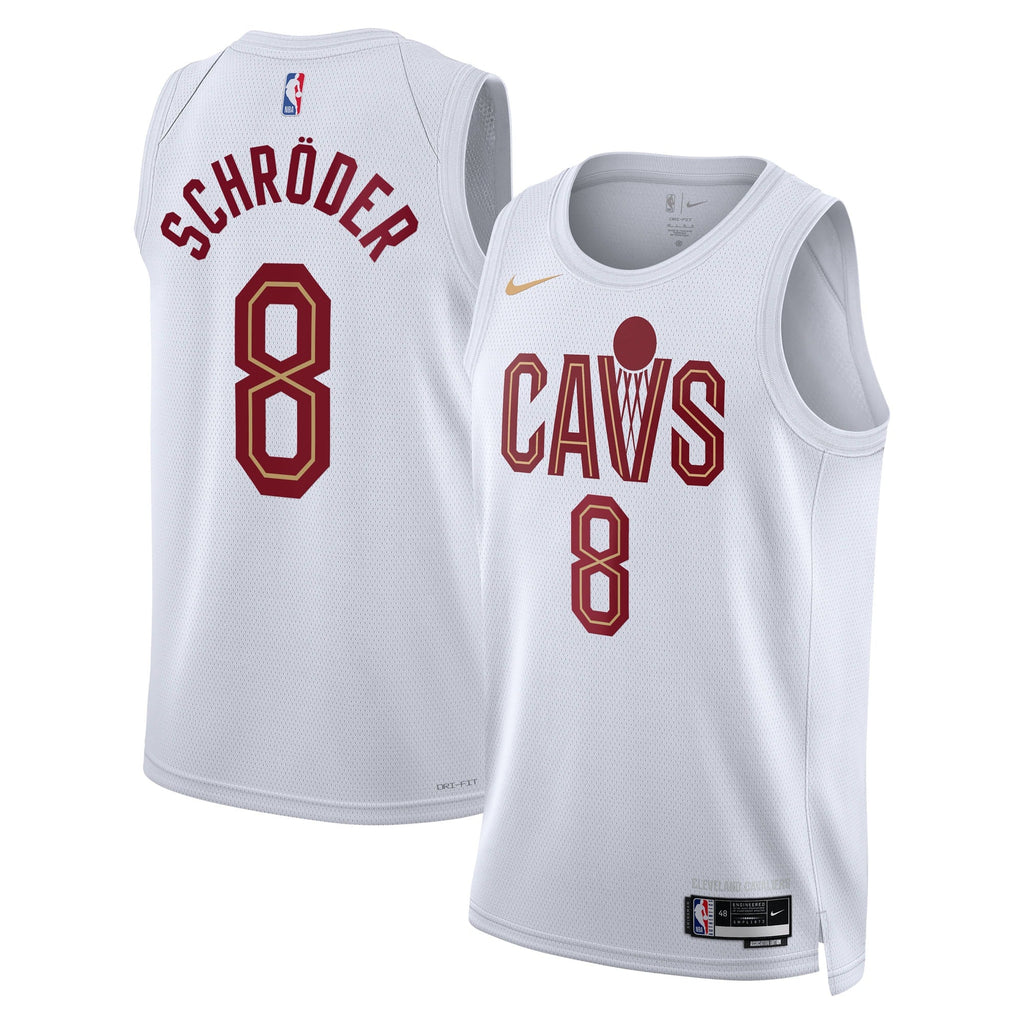 Cleveland Cavaliers Nike Association Edition Swingman Jersey - White - Dennis Schröder - Unisex product image 2, provided