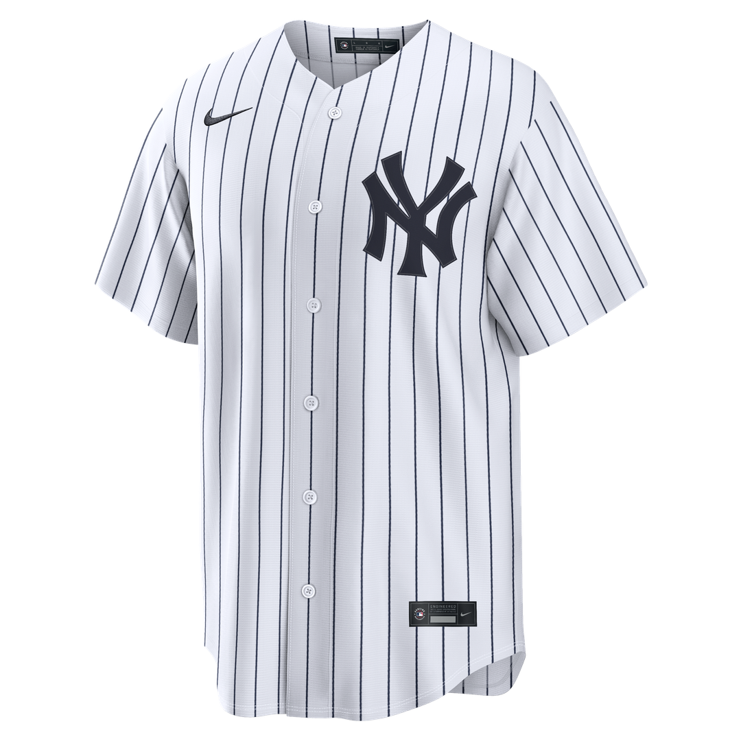New York Yankees Anthony Volpe Nike White Home Replica Jersey product image 2, provided for visual reference and product