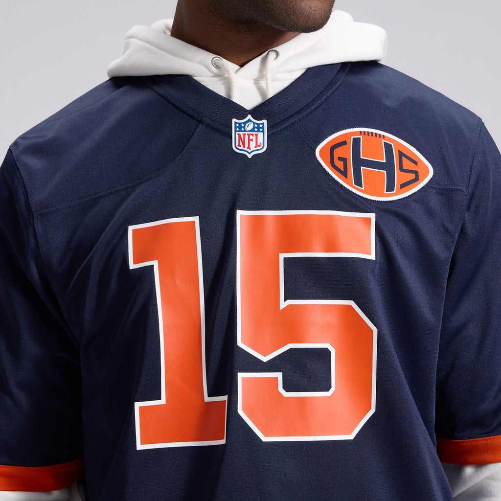 Chicago Bears Rome Odunze Nike Navy 2026 Rivalries Collection Game Jersey product image 8, provided for visual reference and
