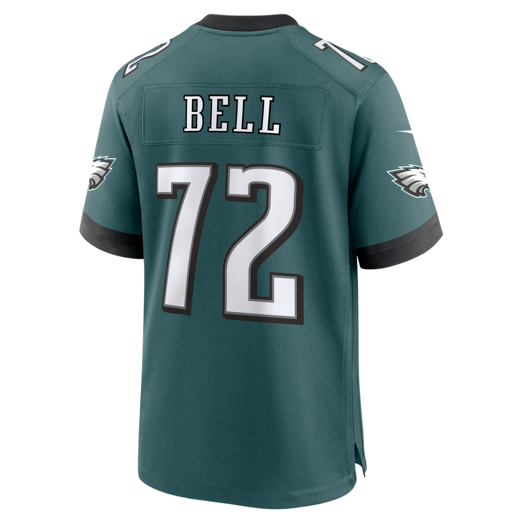 Philadelphia Eagles Markel Bell Nike Midnight Green Team Game Jersey product image 3, provided for visual reference and