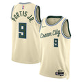 Milwaukee Bucks Nike 2025/26 City Edition Swingman Jersey - Cream - Bobby Portis - Unisex product image 1, provided for