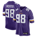 Minnesota Vikings Bo Richter Nike Purple Team Game Jersey product image 1, provided for visual reference and product detail