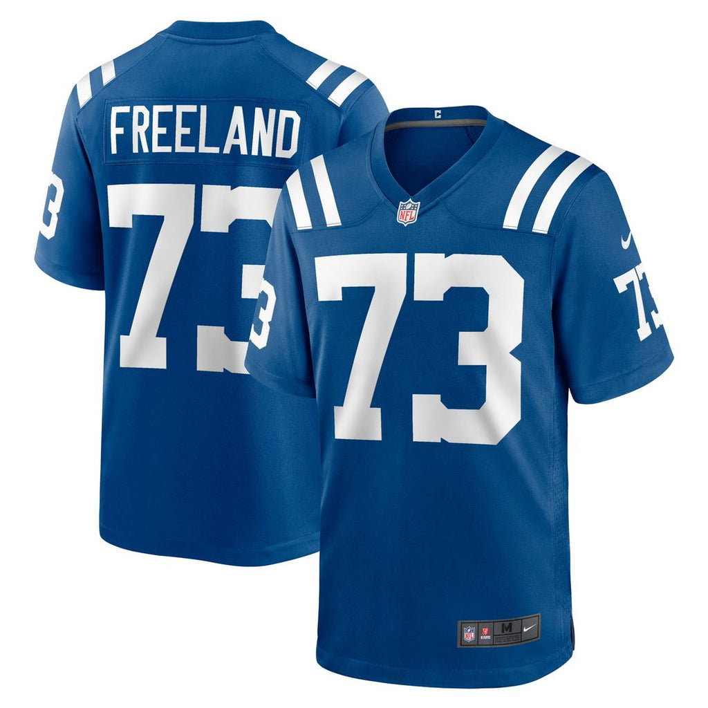 Indianapolis Colts Blake Freeland Nike Royal Team Game Jersey product image 1, provided for visual reference and product