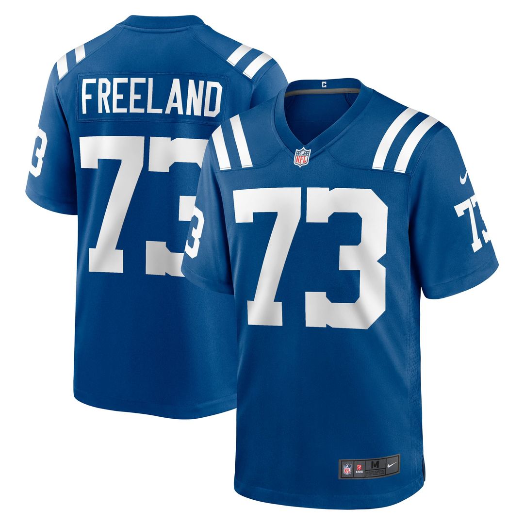 Indianapolis Colts Blake Freeland Nike Royal Team Game Jersey product image 1, provided for visual reference and product