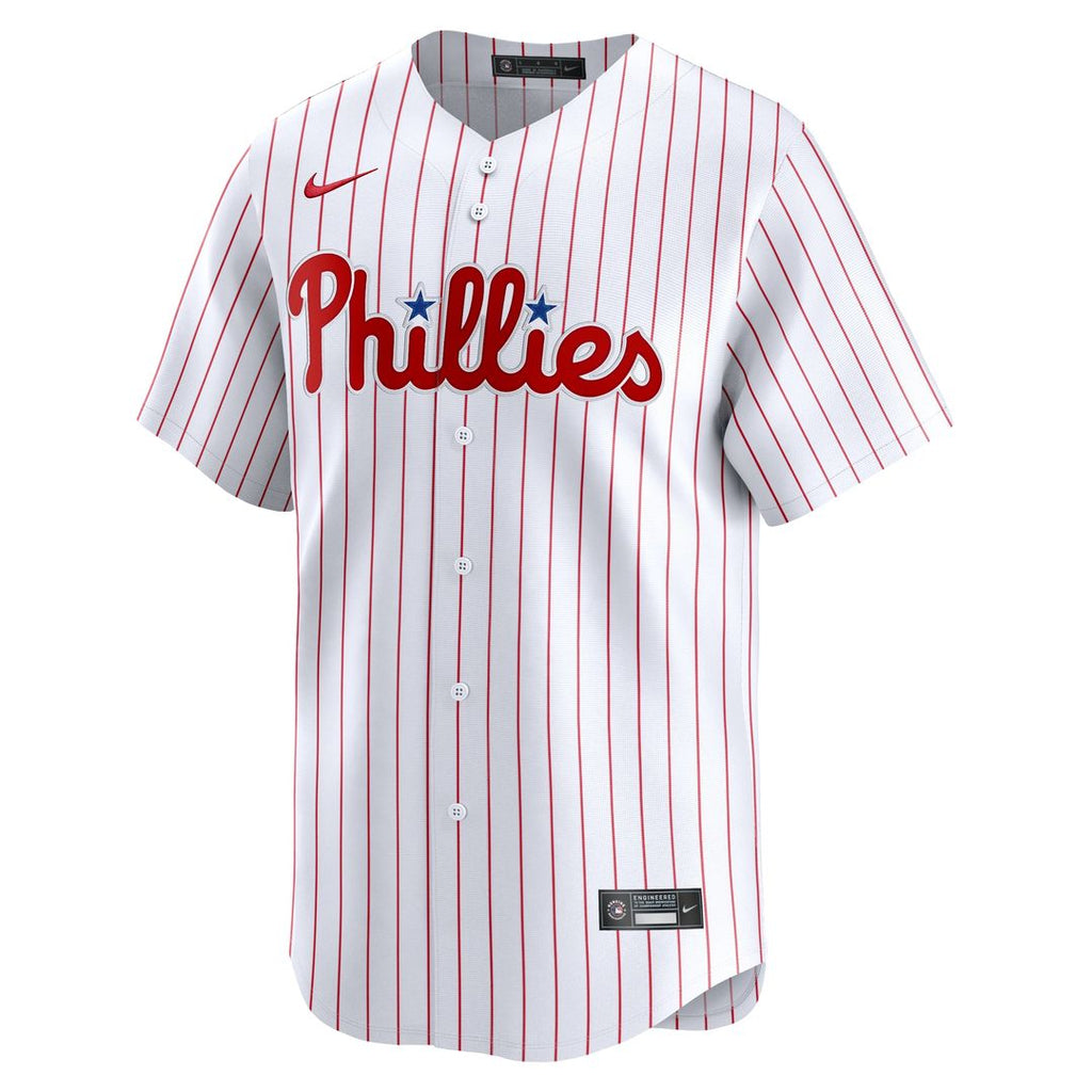 Philadelphia Phillies Zack Wheeler Nike White Home Limited Player Jersey product image 2, provided for visual reference and
