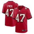Tampa Bay Buccaneers John Lynch Nike Red Retired Player Game Jersey product image 1, provided for visual reference and