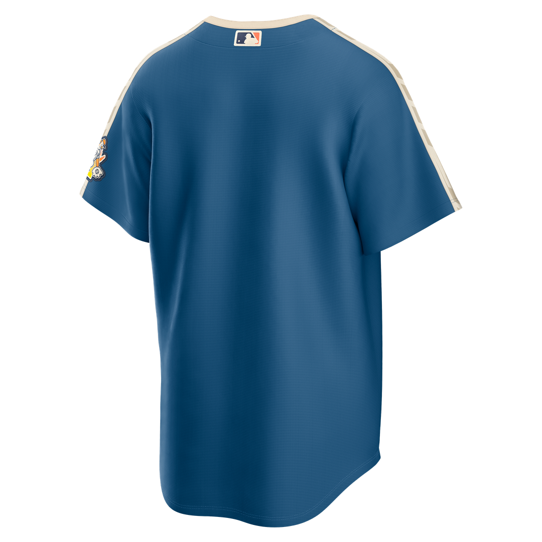 Milwaukee Brewers Nike Mineral Blue 2026 City Connect Stadium Jersey product image 3, provided for visual reference and