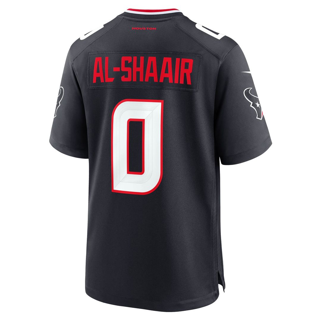 Houston Texans Azeez Al-Shaair Nike Red Alternate Game Jersey product image 15, provided for visual reference and product