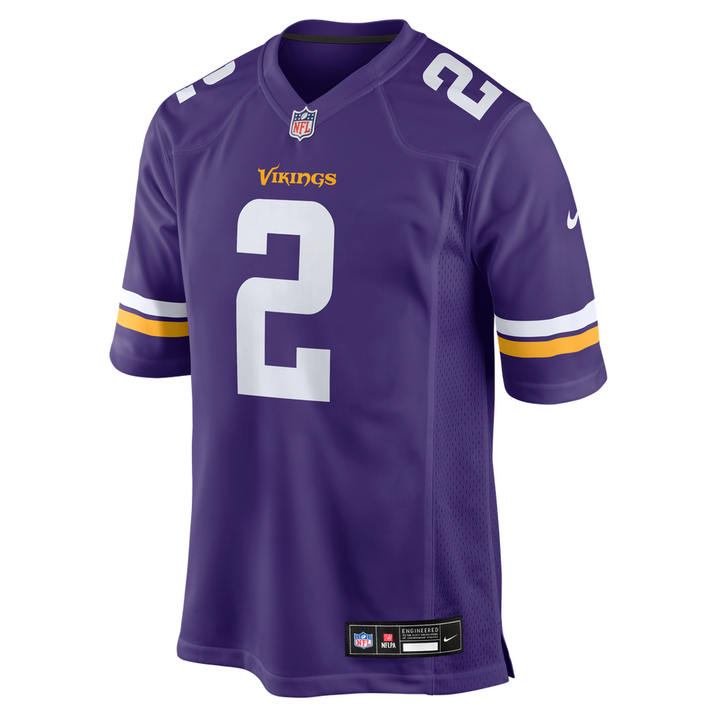 Minnesota Vikings Isaiah Rodgers Nike Purple Team Game Jersey product image 2, provided for visual reference and product