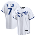 Kansas City Royals Bobby Witt Jr. Nike White Home Replica Jersey product image 1, provided for visual reference and product