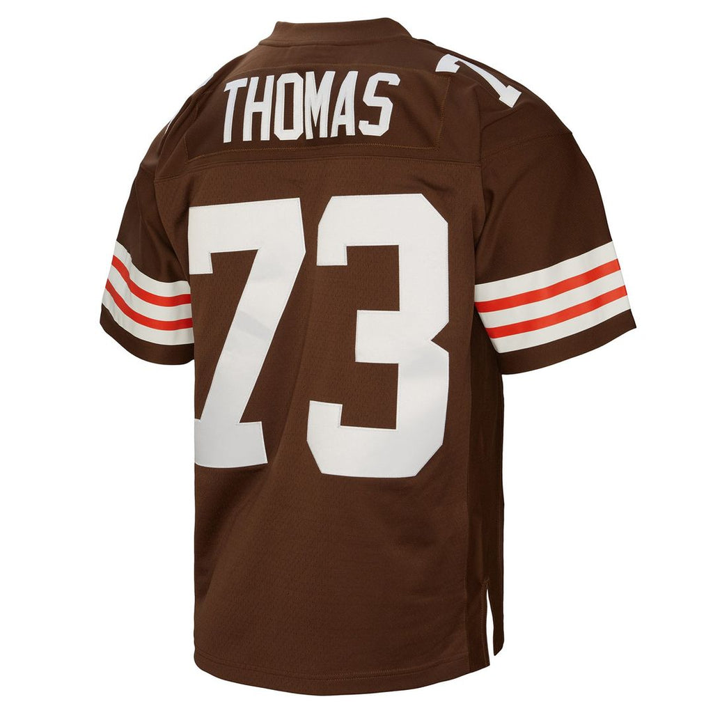 Cleveland Browns Joe Thomas Mitchell & Ness Brown Legacy Replica Jersey product image 3, provided for visual reference and