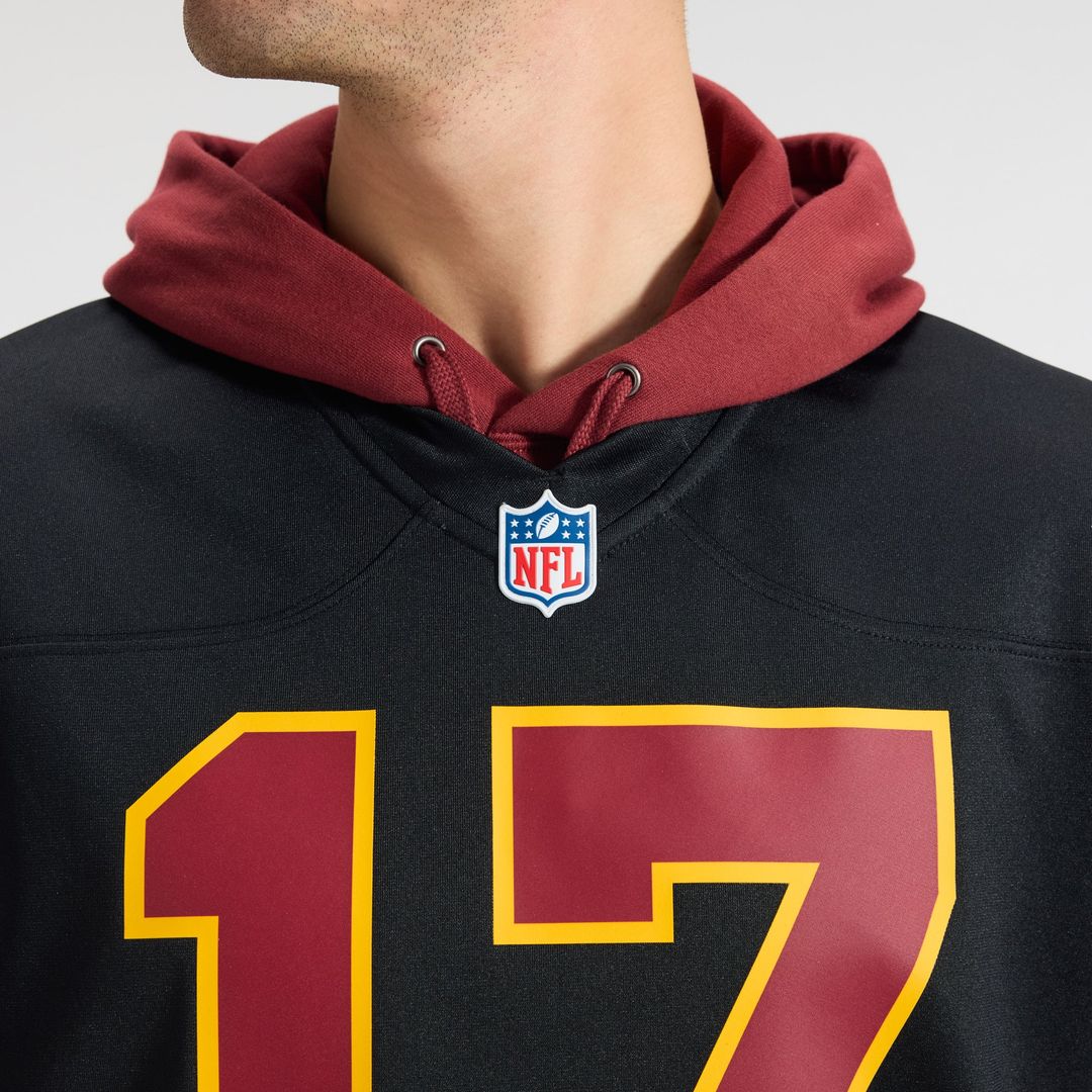 Hail Raiser Washington Commanders Terry McLaurin Nike Black Alternate Game Jersey product image 9, provided for visual