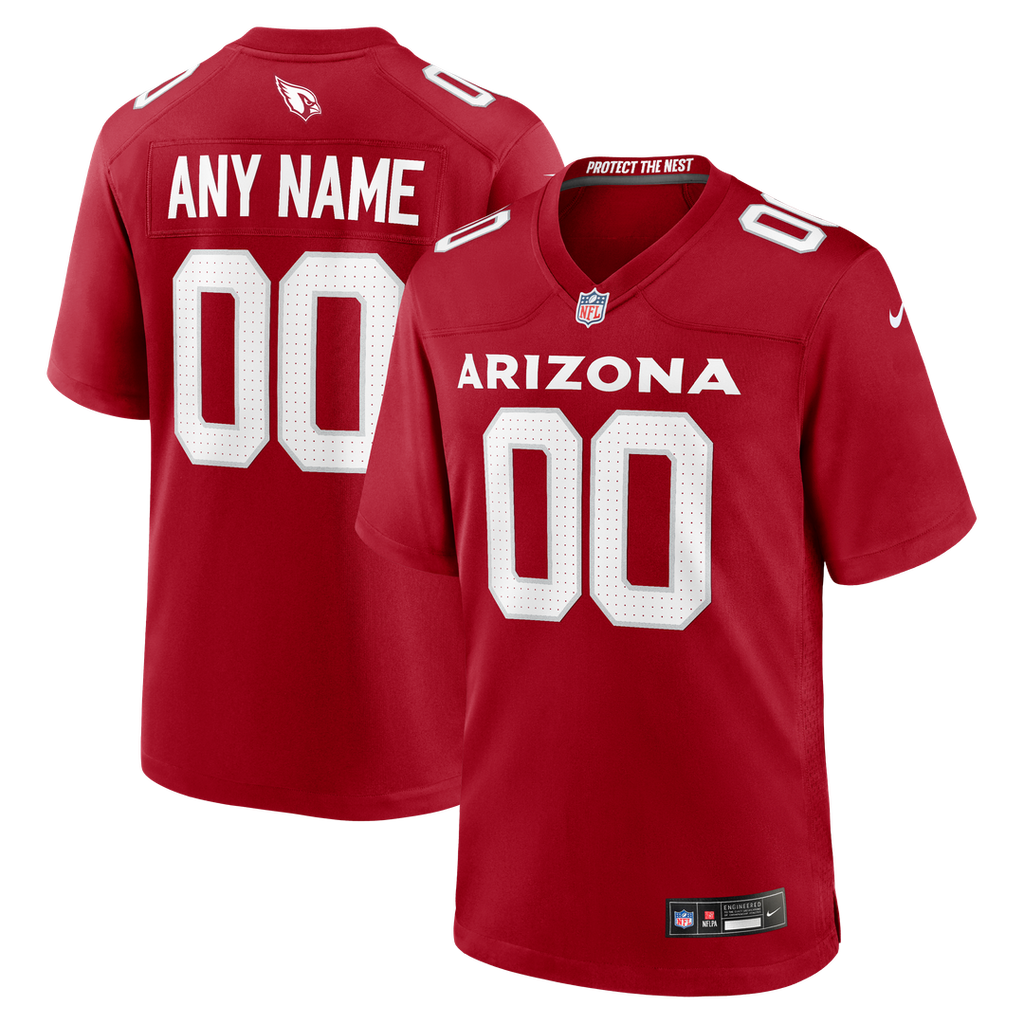 Arizona Cardinals Nike Cardinal Custom Game Jersey product image 9, provided for visual reference and product detail review