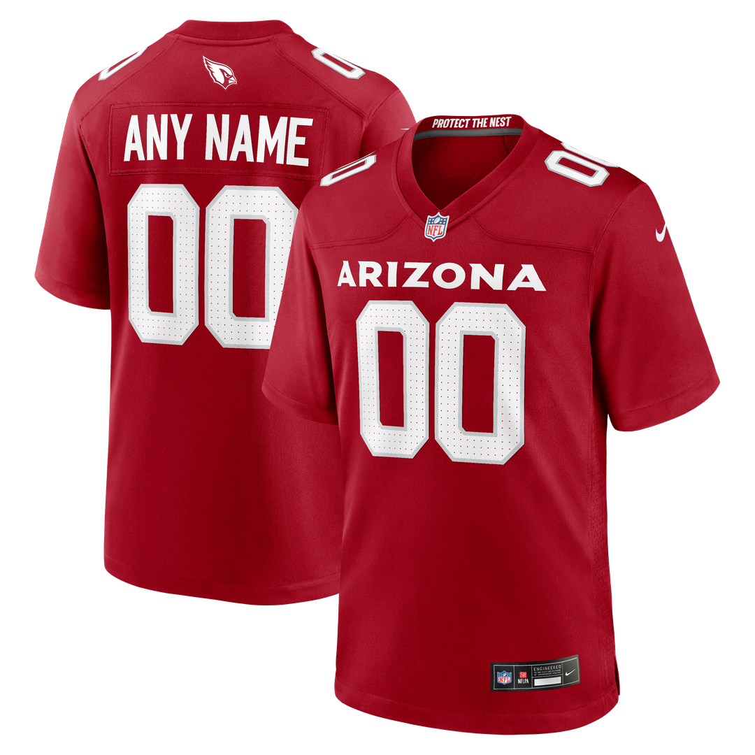 Arizona Cardinals Nike Black Alternate Custom Game Jersey product image 13, provided for visual reference and product detail