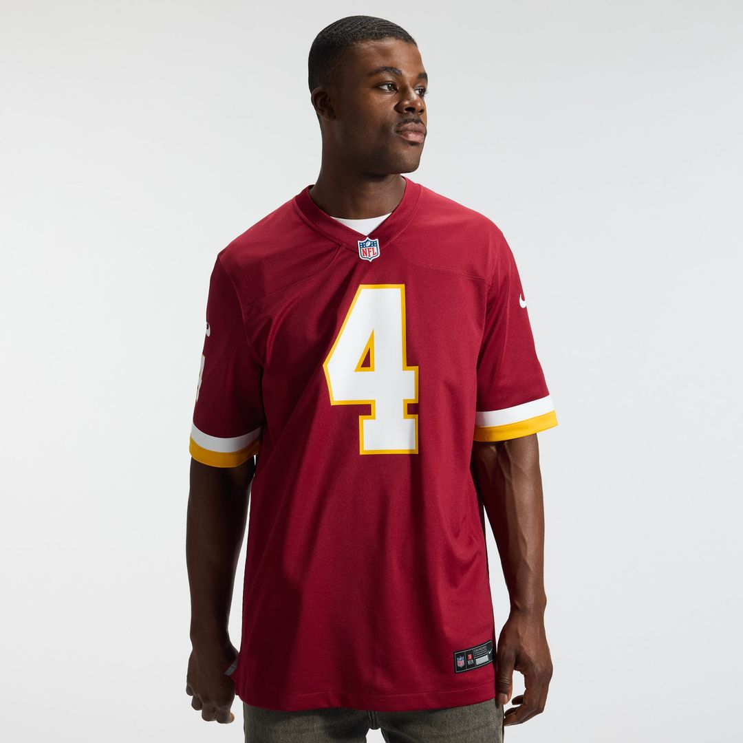 Washington Commanders Frankie Luvu Nike Burgundy Game Jersey product image 2, provided for visual reference and product