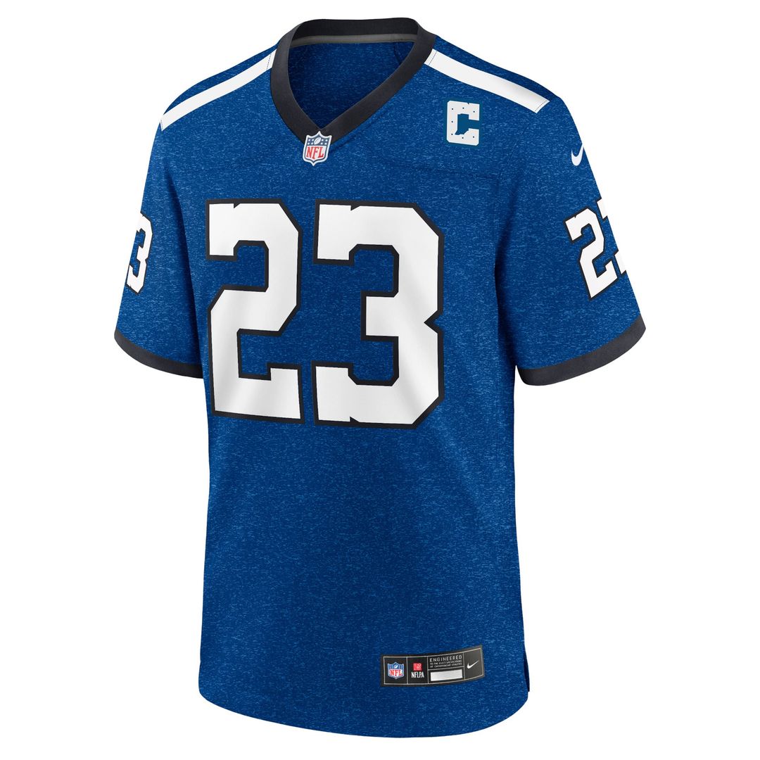 Indianapolis Colts Kenny Moore II Nike Royal Indiana Nights Alternate Game Jersey product image 2, provided for visual