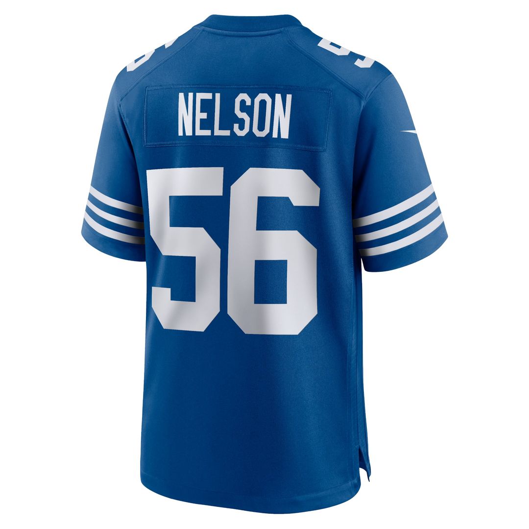 Indianapolis Colts Quenton Nelson Nike Royal Alternate Game Jersey product image 3, provided for visual reference and